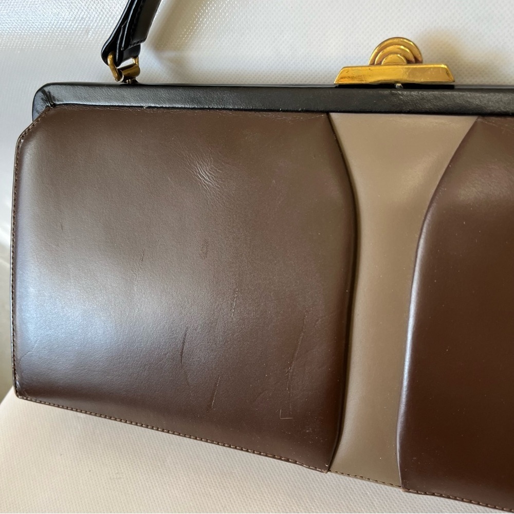 Vintage Palizzio Brown Retro Pocketbook - Picture 10 of 13
